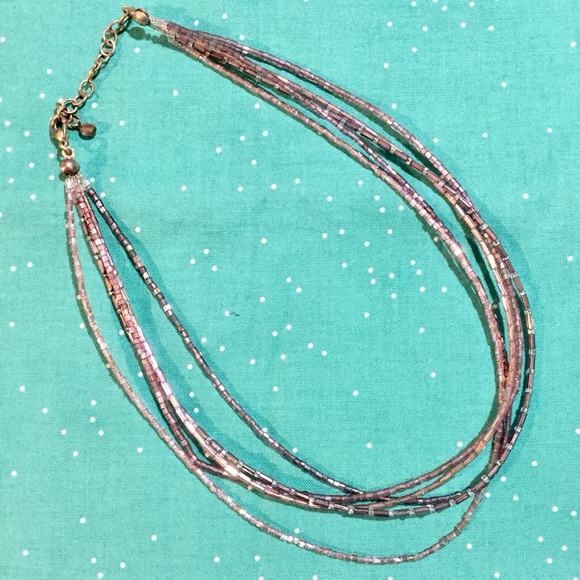 Lilac Beaded Strands - Picture 1 of 4